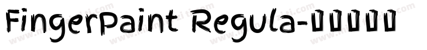 FingerPaint Regula字体转换